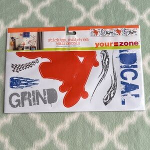 NEW Your Zone Skateboard Wall Decals